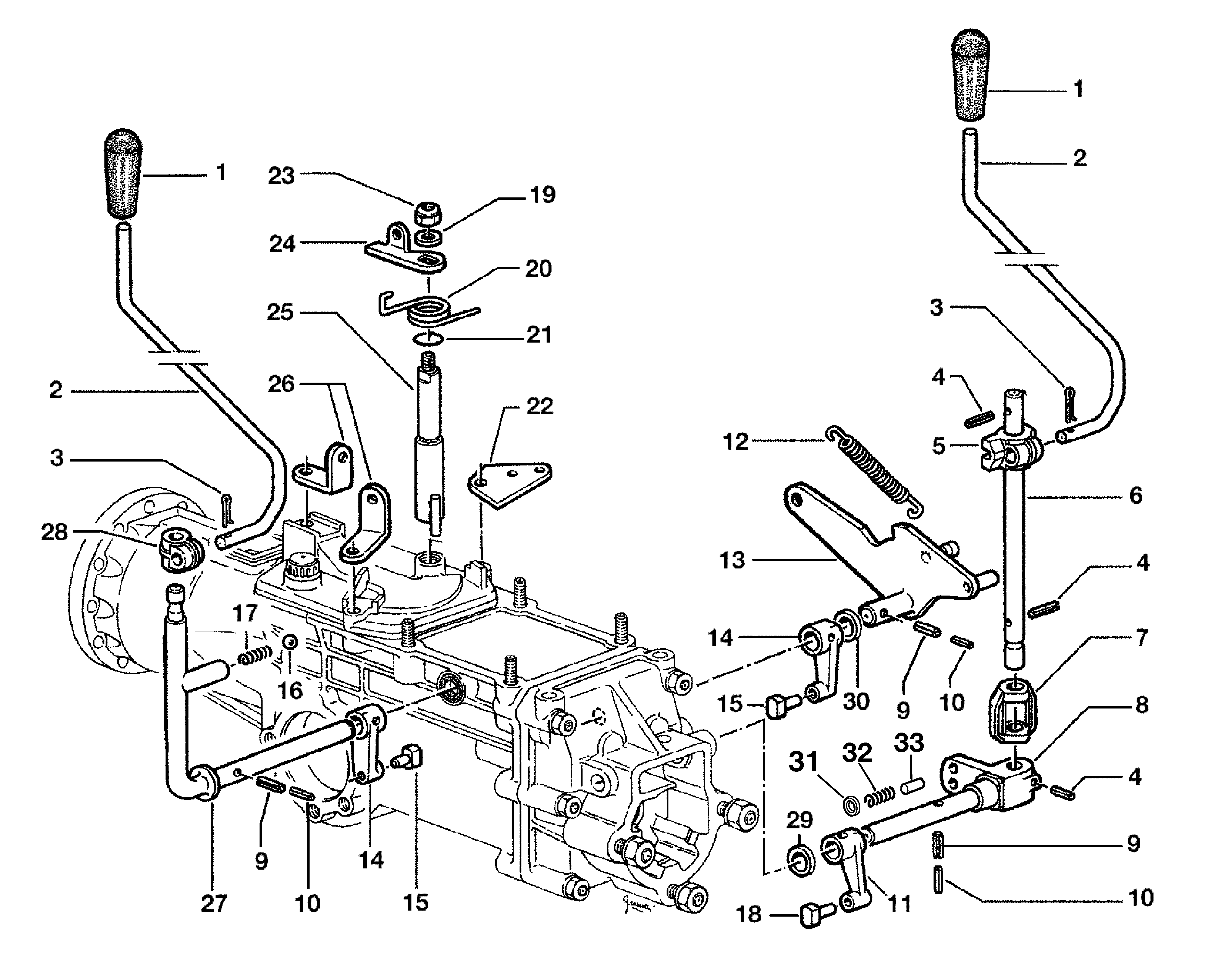KAM 5 HF Motoculteur Dessins pièces - Commandes intérieurs KAM 5 HF Motoculteur OLEOMAC NIBBI vue éclatée Dessins pièces - Commandes intérieurs